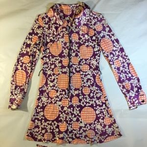 Vtg 60’s Dress Women’s Size 5. With Belt.